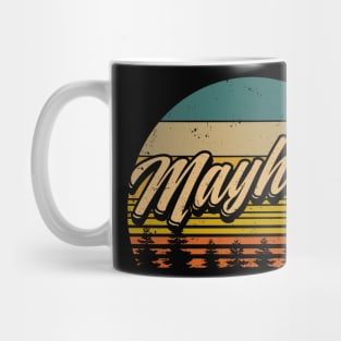 Great Mayhem Gift For Name Vintage Flowers Color 70s 80s 90s Mug